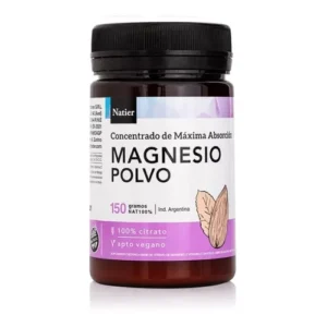 Magnesio En Polvo Máxima Absorción Natier X 150 grs