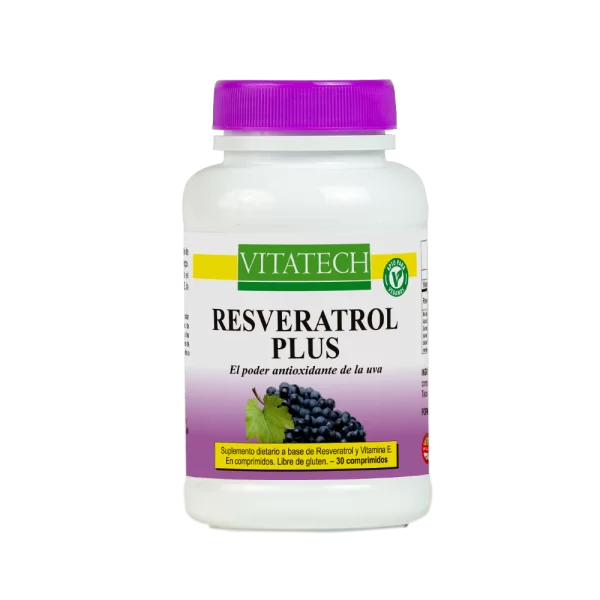 Resveratrol Vitatech Poderoso Antioxidante 30 Comp
