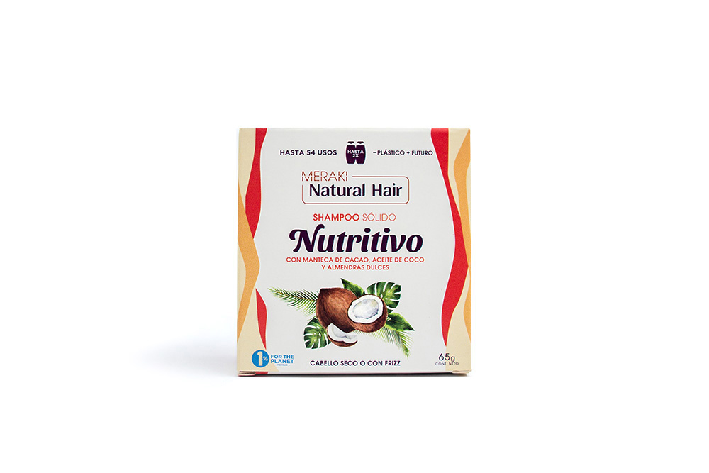 Shampoo Solido «Meraki Nutritivo Natural Hair» 54 usos