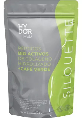 Colageno Hidrol. + Cafe Verde + Vit C «Hydor Silhouette» x 150 grs