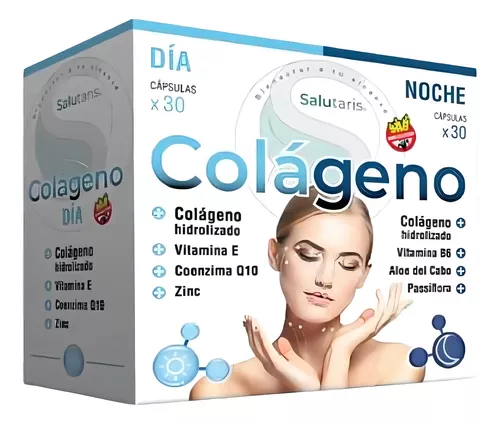 Colageno Dia y Noche Efecto Duo Salutaris x 60 comp