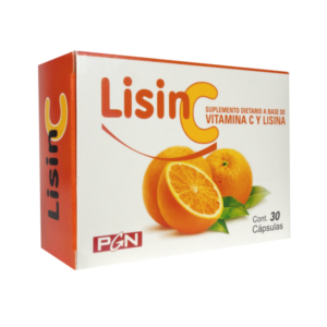 Lisin C de PGN- Vitamina C + Lisina x 30 caps Aumenta las defensas