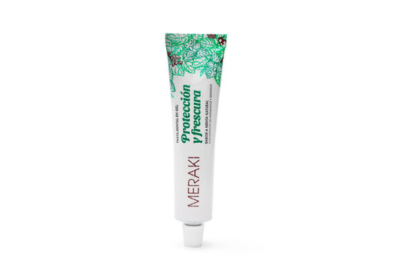 Pasta Dental Sin Fluor Sabor Menta (en gel)  "Meraki" x 50gr