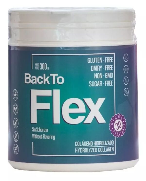 Colageno Hidrolizado "BACK TO Flex" Pote x 300 grs Sin TACC