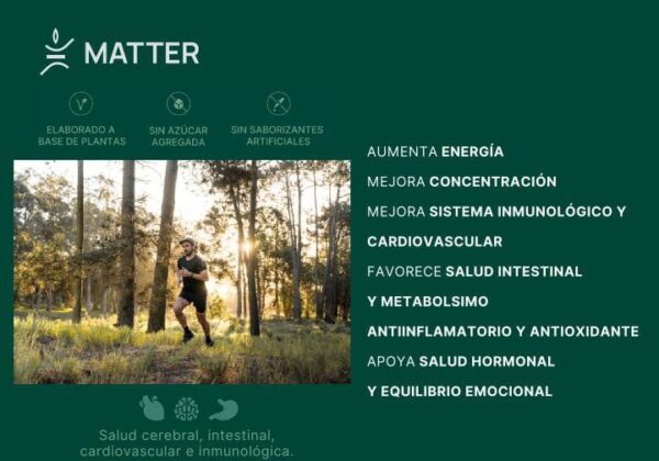 Green Boost de Matter Superalimento x 30 sobres de 12 gr c/u - Imagen 4