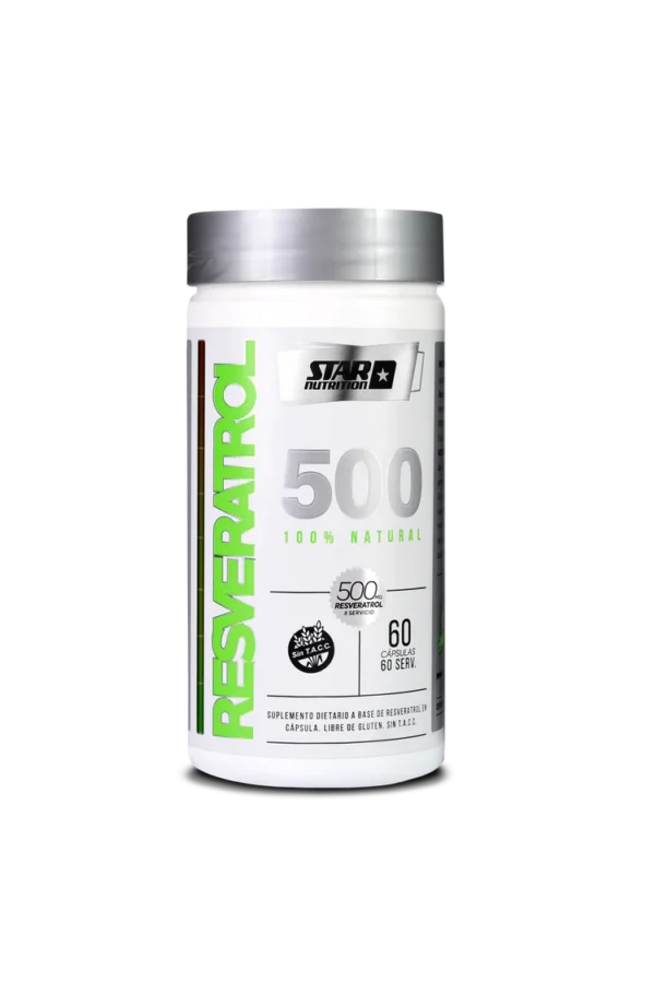 Resveratrol 500 Star Nutrition 100% Natural x 60 Caps