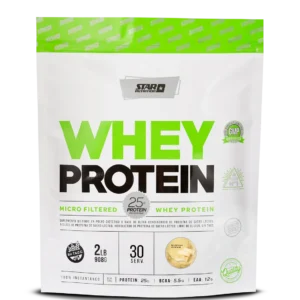 Whey Protein Star Nutrition 2 Lbs (908 gr) Sabor Vainilla Ice Cream