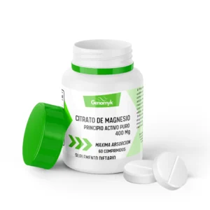 Citrato de Magnesio Puro 400 Mg Genomyk x 60 comp