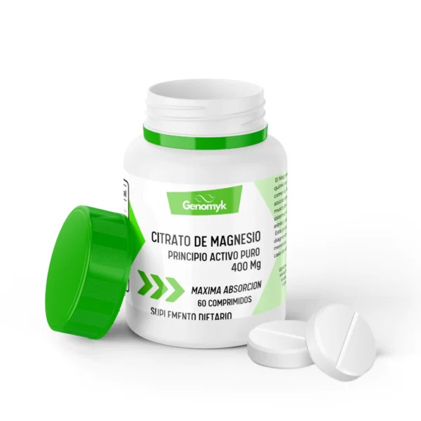 Citrato de Magnesio Puro 400 Mg Genomyk x 60 comp