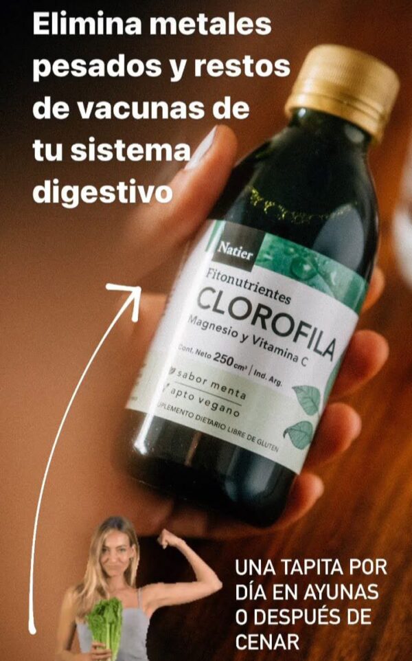 Clorofila Bebible c/Fitonutrientes + Magnesio + Vitamina C x 250 ml - Imagen 2