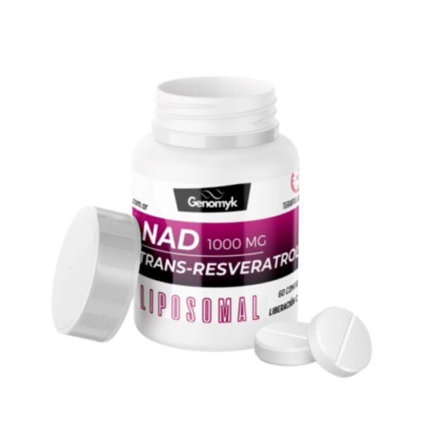 Nad Liposomal + Trans-Resveratrol 1000 mg Genomyk x 60 comp