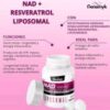 Nad Liposomal + Trans-Resveratrol 1000 mg Genomyk x 60 comp - Imagen 2